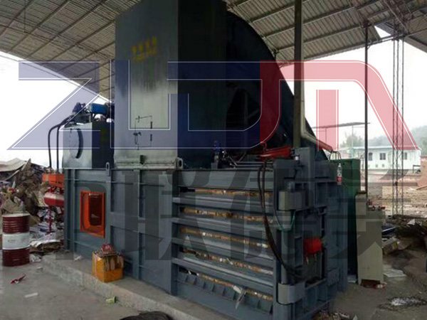 自動廢紙打包機